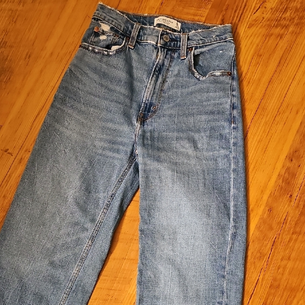 Abercrombie & Fitch Light Blue High Rise Jeans